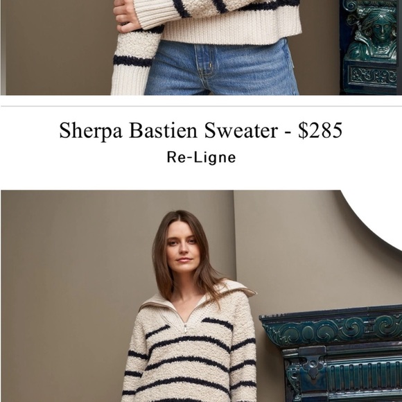 La Ligne Pullover Sweater M Sherpa - Picture 8 of 8